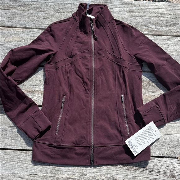 lululemon athletica Tops - Lululemon Define Track Jacket Luon black plumb size 4 NWT